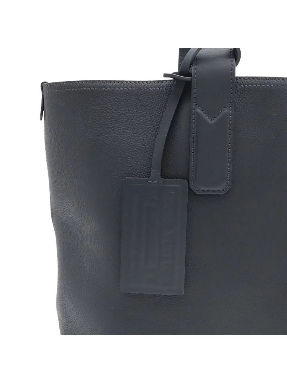 Louis Vuitton LV Aerogram Pilot Tote Shoulder Bag Leather Ink Blue